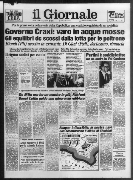 Il giornale : quotidiano del mattino